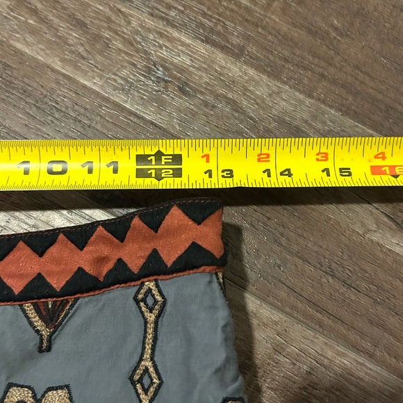 Endless Rose Embroidered Cotton Mini Skirt Boho Chic Scalloped Hem Size S - Picture 2 of 7